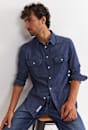 Long Sleeve Denim Shirt