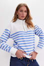 SC Stripe Quarter Zip Sweat