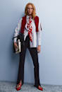 Polly Ponte Split Front Flare