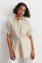 Farrah Drawcord Blouse