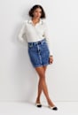 Allegra Denim Mini Skirt