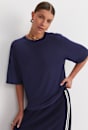 Sylvie Draped Jersey Top