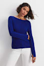 Silk Wool Rib Knit