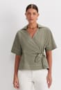 Shiloh Wrap Top
