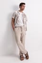 Caffery Yarn-Dyed Linen Pant