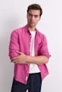 Linen Long Sleeve Delave Shirt
