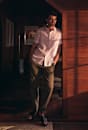 Caffery Yarn-Dyed Linen Pant