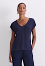 Luisa V-Neck Knit Top