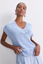 Josie Tape Yarn V-Neck Tank
