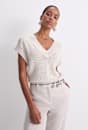 Josie Tape Yarn V-Neck Tank
