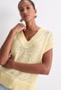 Josie Tape Yarn V-Neck Tank