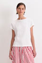 Alexa Slub Cotton Tee