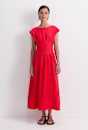 Ariana Pintuck Linen Dress