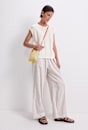 Rosa Straight Leg Linen Pant