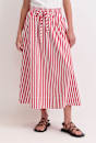 Avery Stripe Midi Skirt