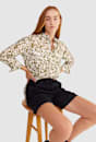 Floral Cotton Silk Shirt
