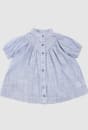 Mila Stripe Button Baby Dress