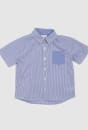 Fred Cotton Stripe Short Sleeve Shirt