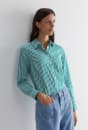 Stripe Lily Voile Shirt