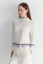 Sunshine Colour Block Wool Sweater