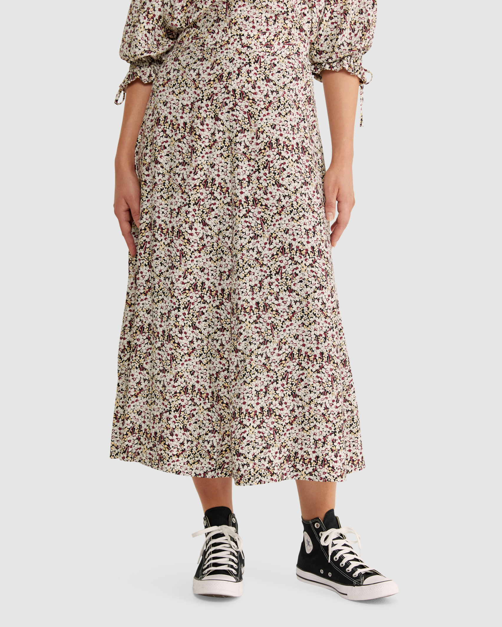 Fleur Floral Skirt in MULTI
