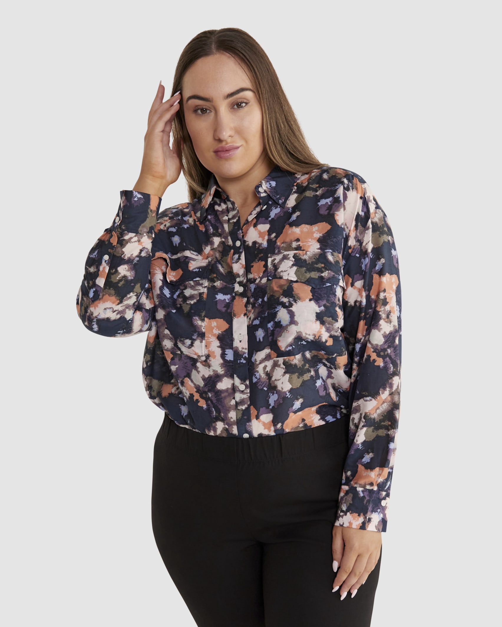 Felicity Pull On Pant in BLACK