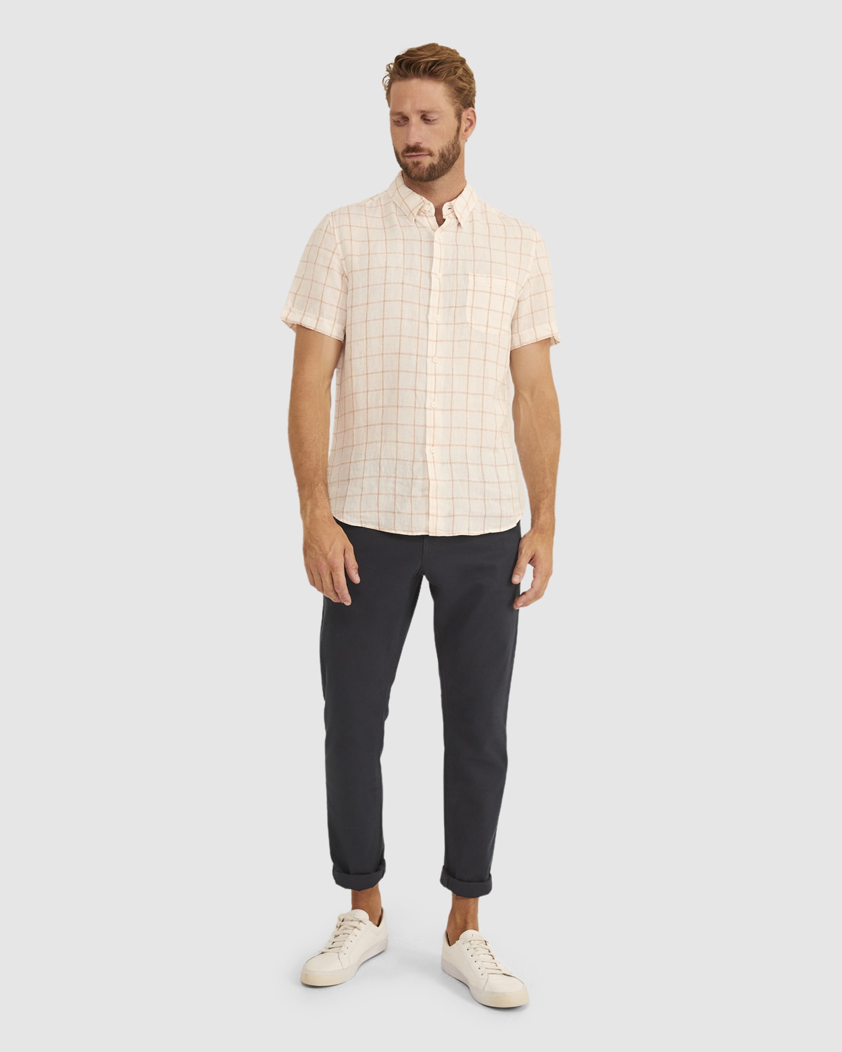 Pari Short Sleeve Shirt in WHITE/MULTI