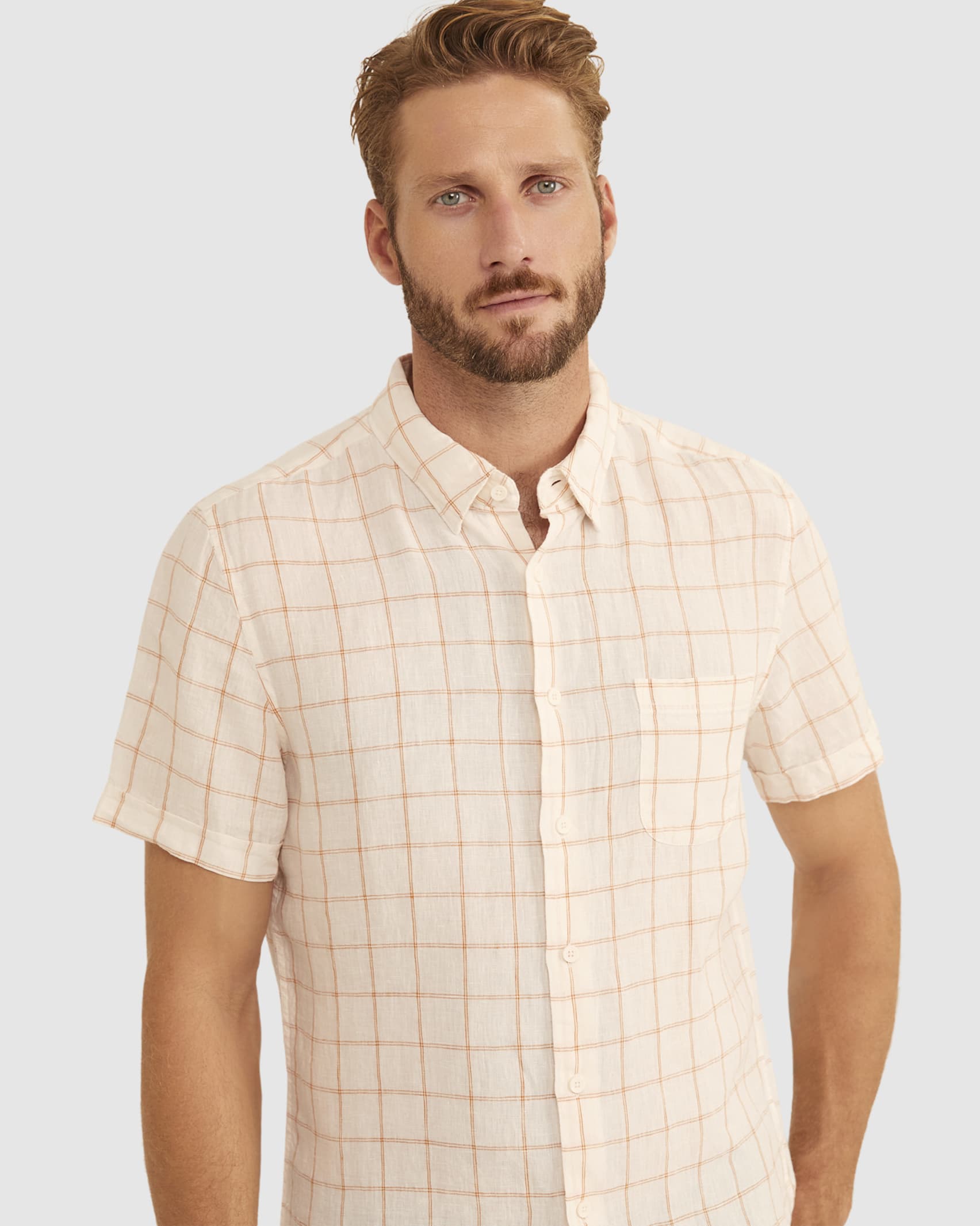 Pari Short Sleeve Shirt in WHITE/MULTI
