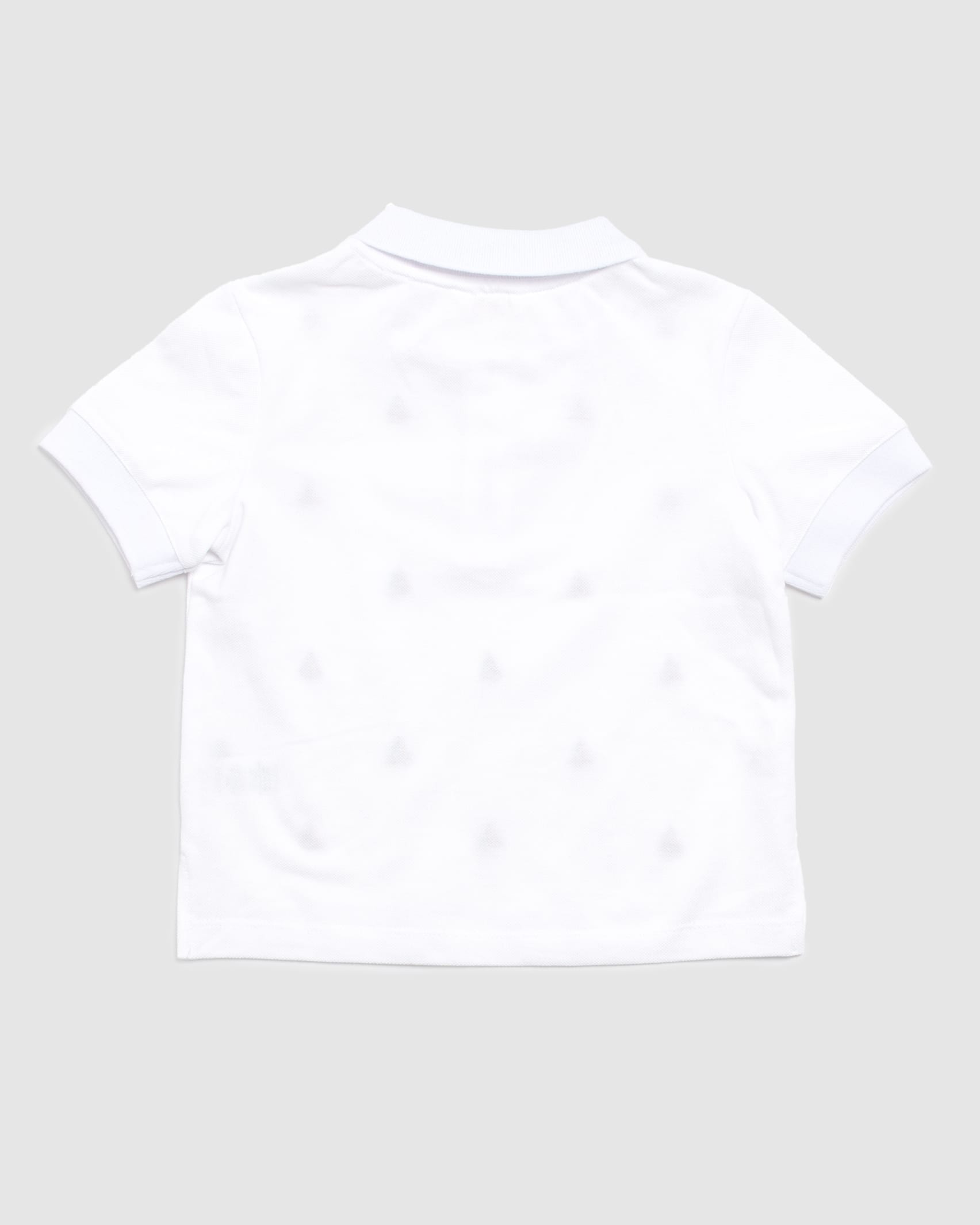 Pete Embroidered Polo in WHITE