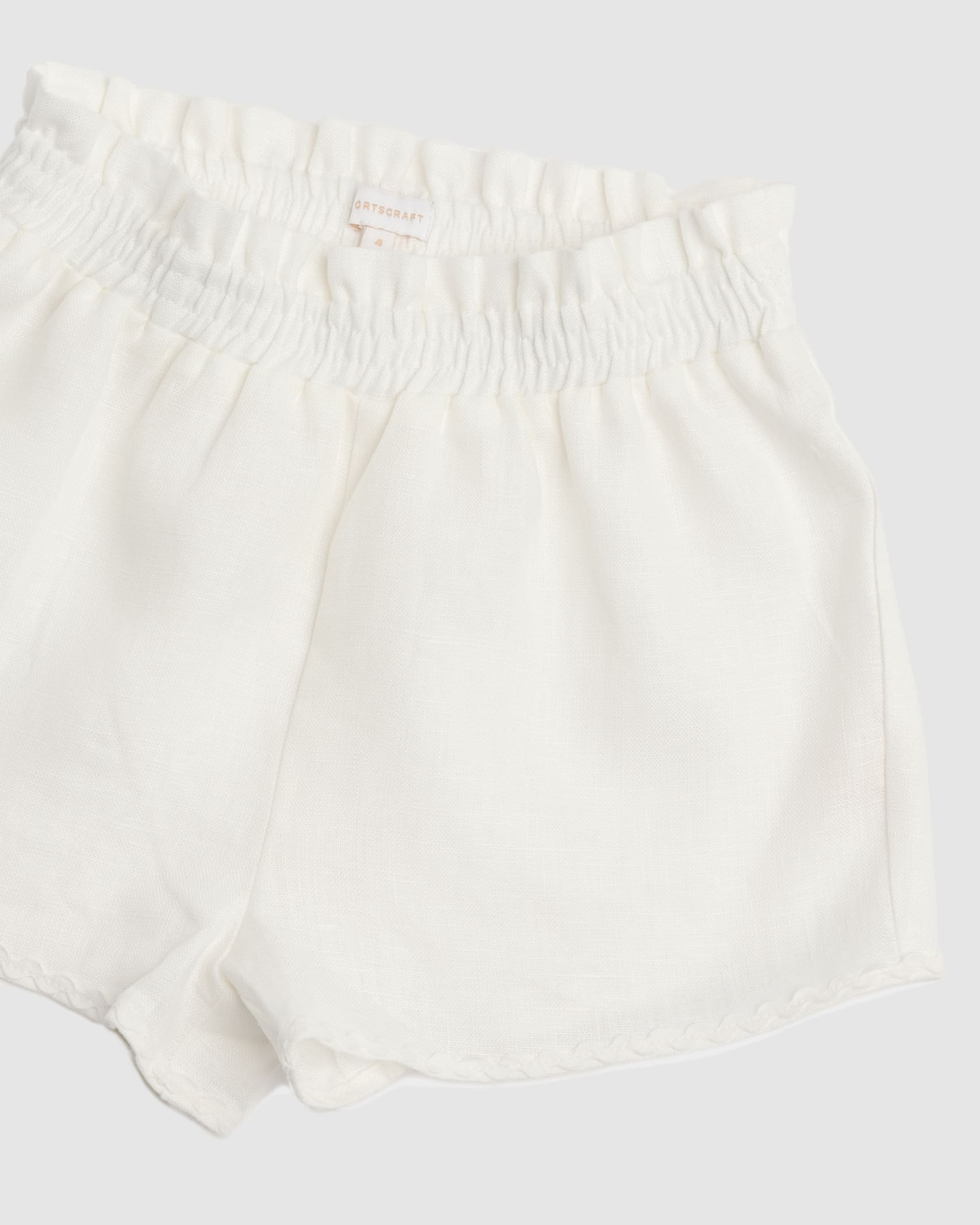 Layla Linen Short in SNOW