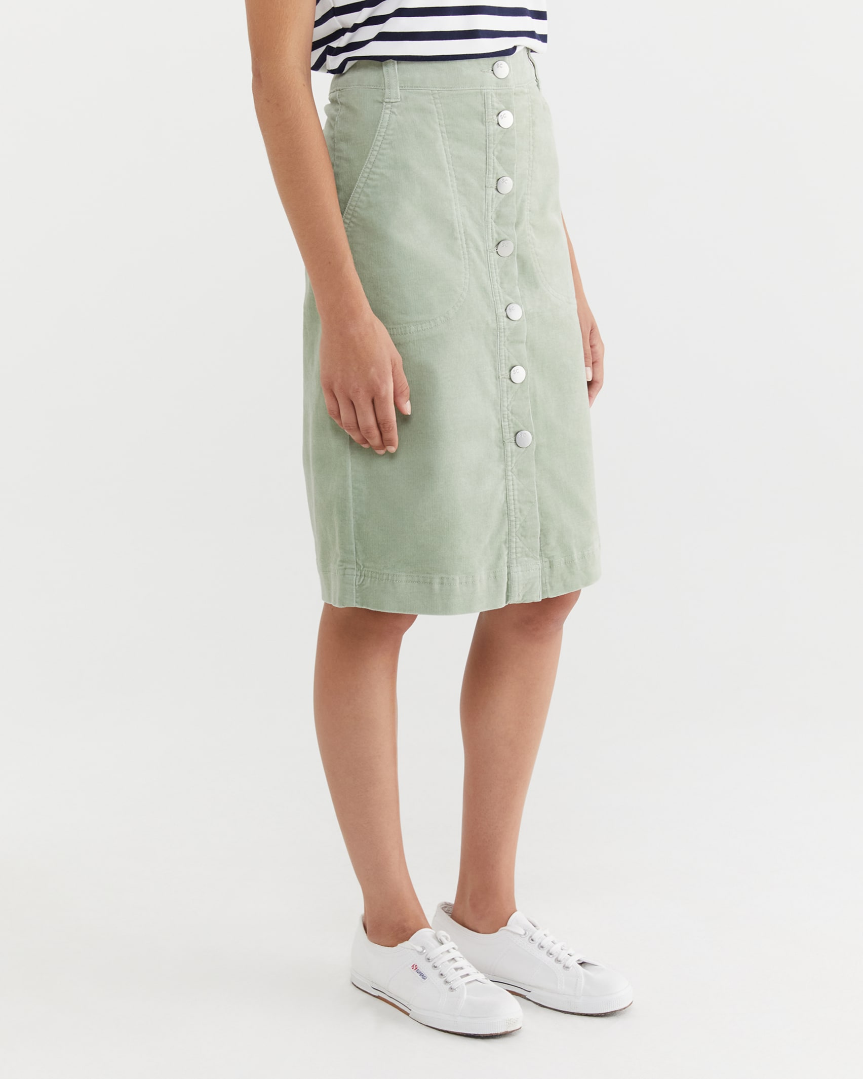 Cleo Cord Skirt Sportscraft