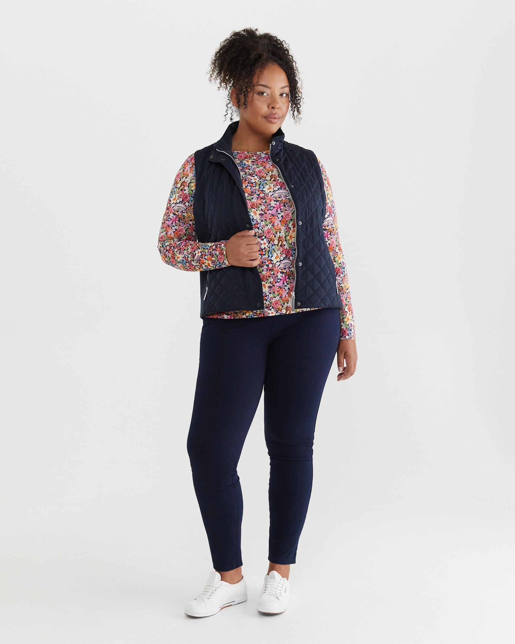 Felicity Denim Pull On Pant in INDIGO