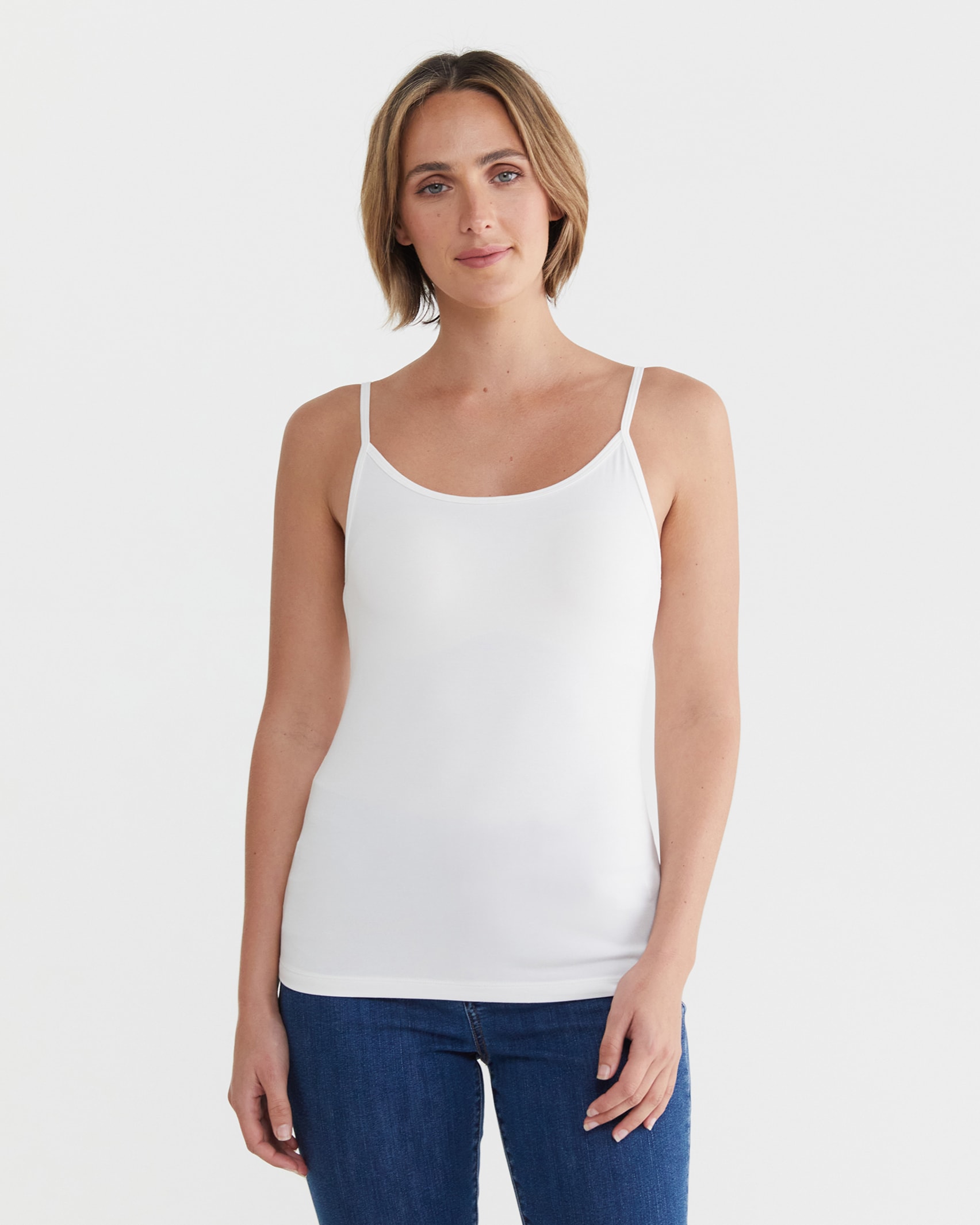 The Classic Cami in WHITE