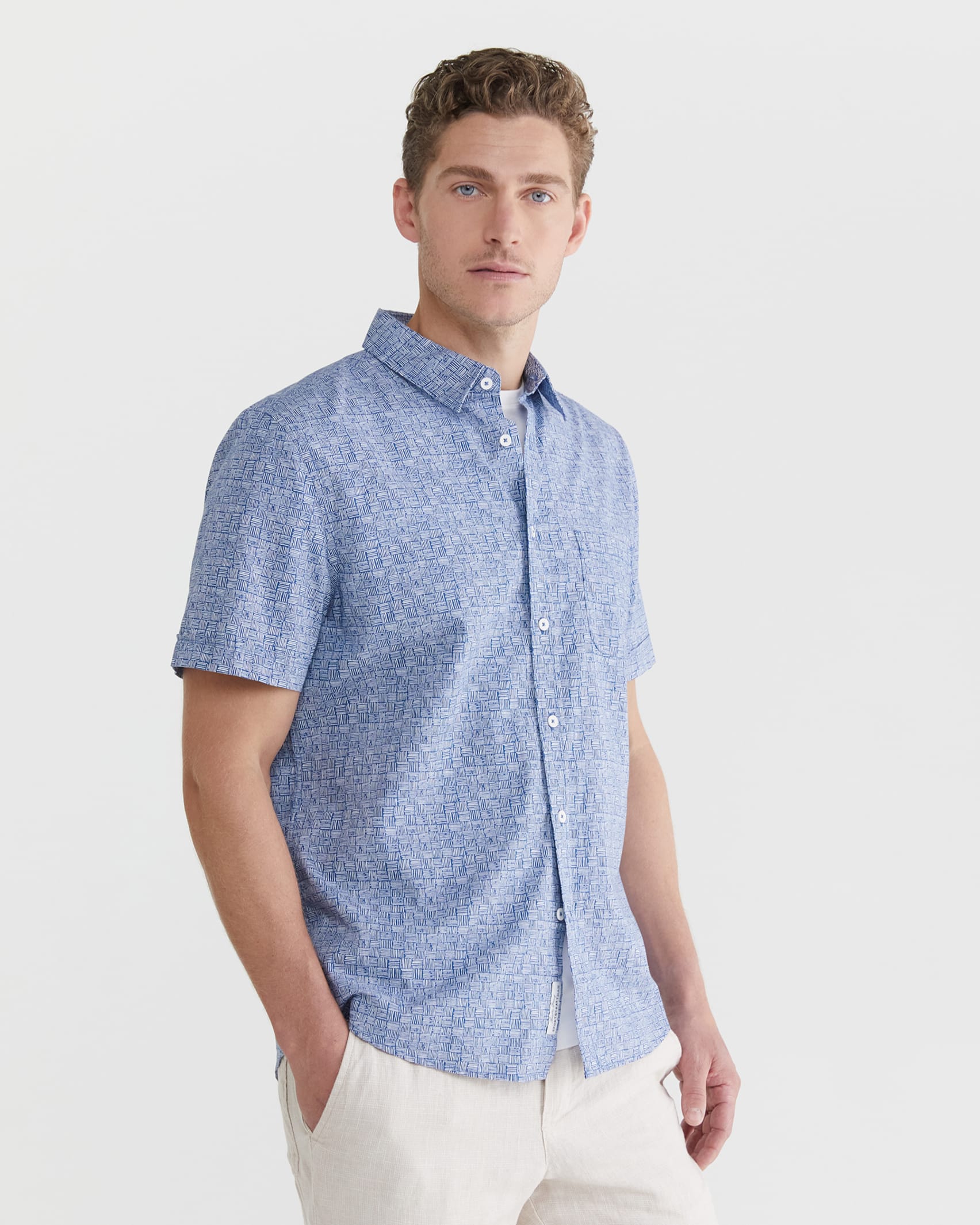 Greys Shirt in DELFT BLUE