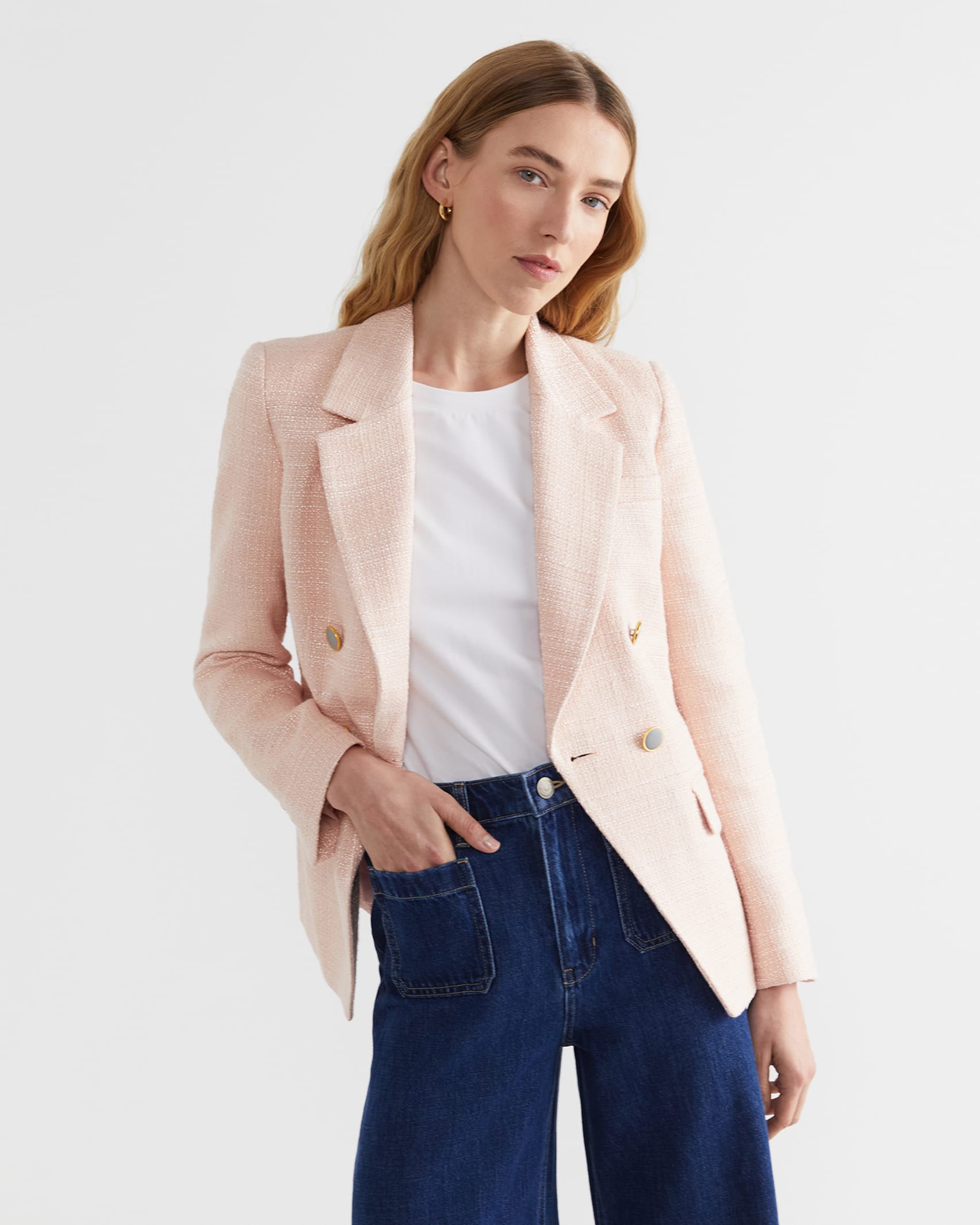 Nili Wide Leg Jean in BLUE WASH