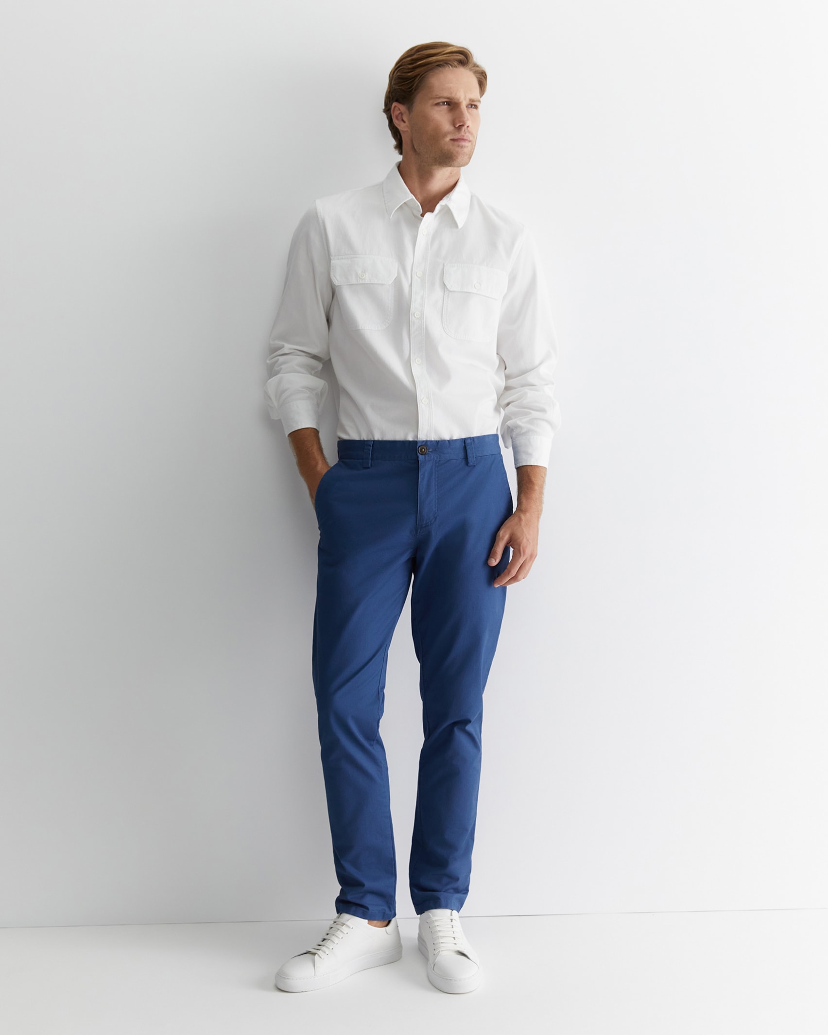 Smith Chino Tapered in AZURE