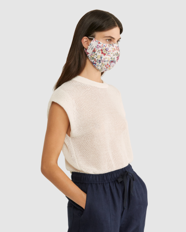 Liberty Mask Collection in MULTI WHITE