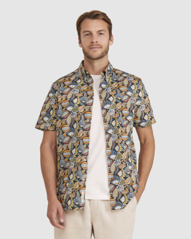 Neo Liberty Short Sleeve Shirt in MULTI