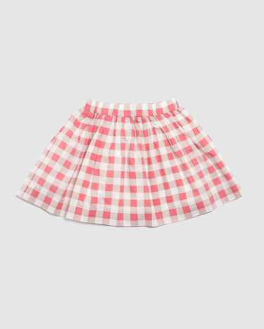 Cora Check Cotton Skirt in MULTI CHECK