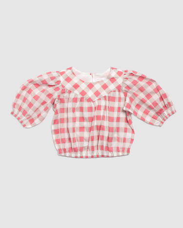 Cora Check Blouse in MULTI CHECK