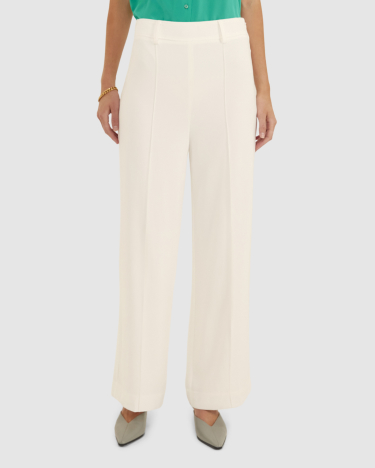 Tarni Wide Leg Pant in WHITE