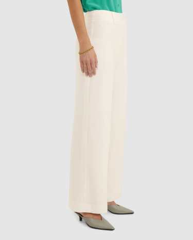 Tarni Wide Leg Pant in WHITE