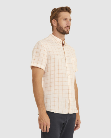 Pari Short Sleeve Shirt in WHITE/MULTI