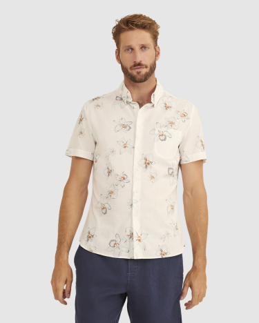 Bora Short Sleeve Shirt in WHITE