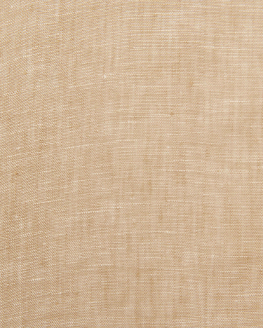 Yarn Dyed Linen Short Sleeve Shirt in LIGHT TAUPE