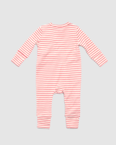 Cleo Cotton Stripe Coverall in PINK MULTI