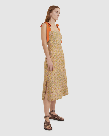 Eden Liberty Dress in CHARTREUSE