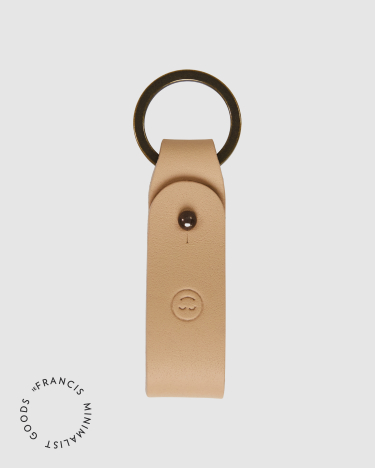 IEFrancis Leather Key Fob in NATURAL