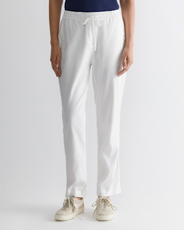 Rosa Linen Pant in WHITE
