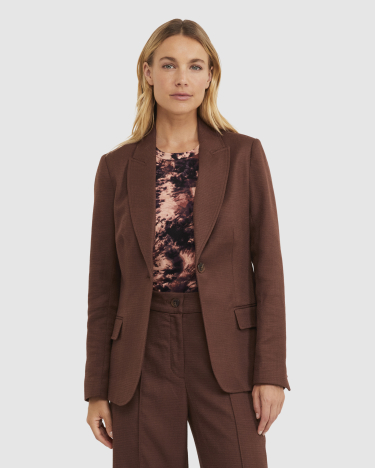 Ana Blazer in CHOCOLATE